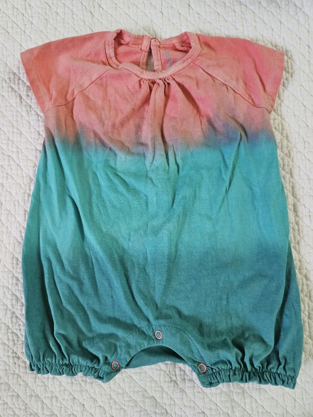 Burts Bees Organic Cotton Romper 6-9mo.